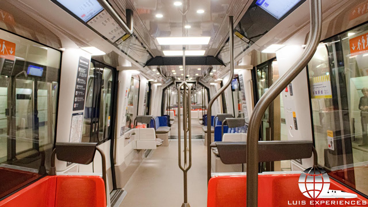 EL METRO MÁS MODERNO DEL MUNDO EN PARIS ALSTOM MP-14 EN LÍNEA 14