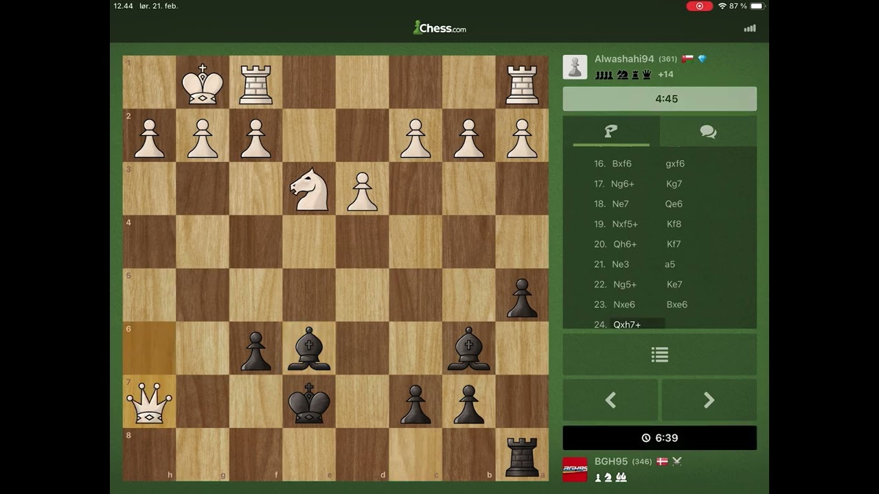 My Chess Games on 21/02/2026