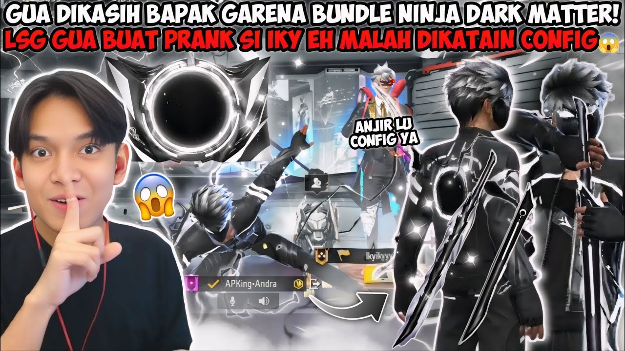 GUA DIKASI BAPAK GARENA BUNDLE SEREM INI DARK MATTER!! GUA BUAT PRANK SI IKY MALAH DIKATAIN CONFIG😱