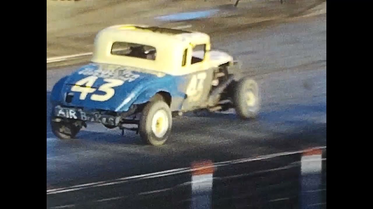 Jalopies Racing at the Cejay Stadium in Wichita, Kansas in 1954