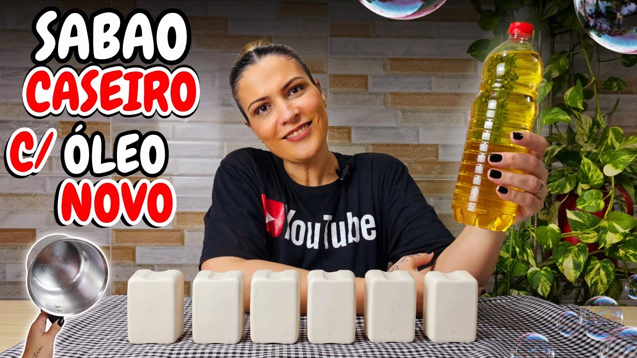 COMO FAÇO SABÃO CASEIRO ÓLEO NOVO SEM ERROS (DICAS DE OURO)🤩😱