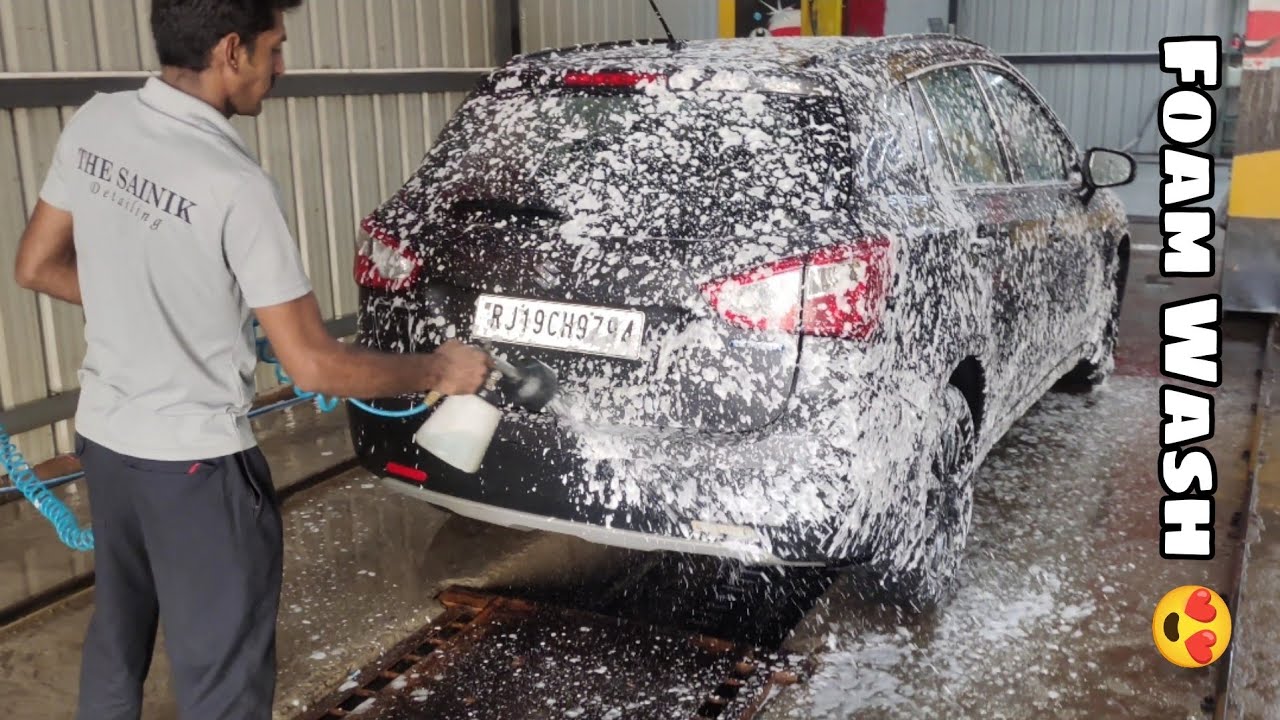 Maruti Suzuki Scross Foam Wash Muddiest Car Car Detailing  The Sainik Motor Garage Jodhpur