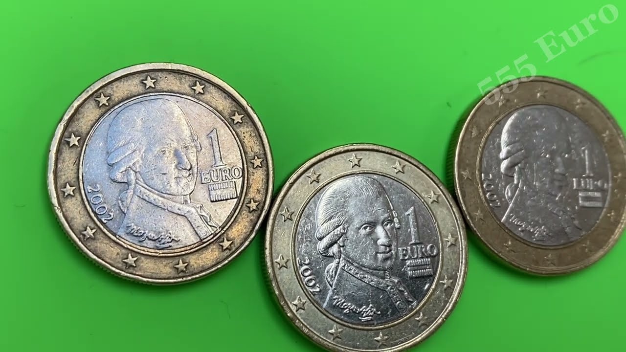 RARE COIN ERROR Euros 1 euro rare coin 2002 defect