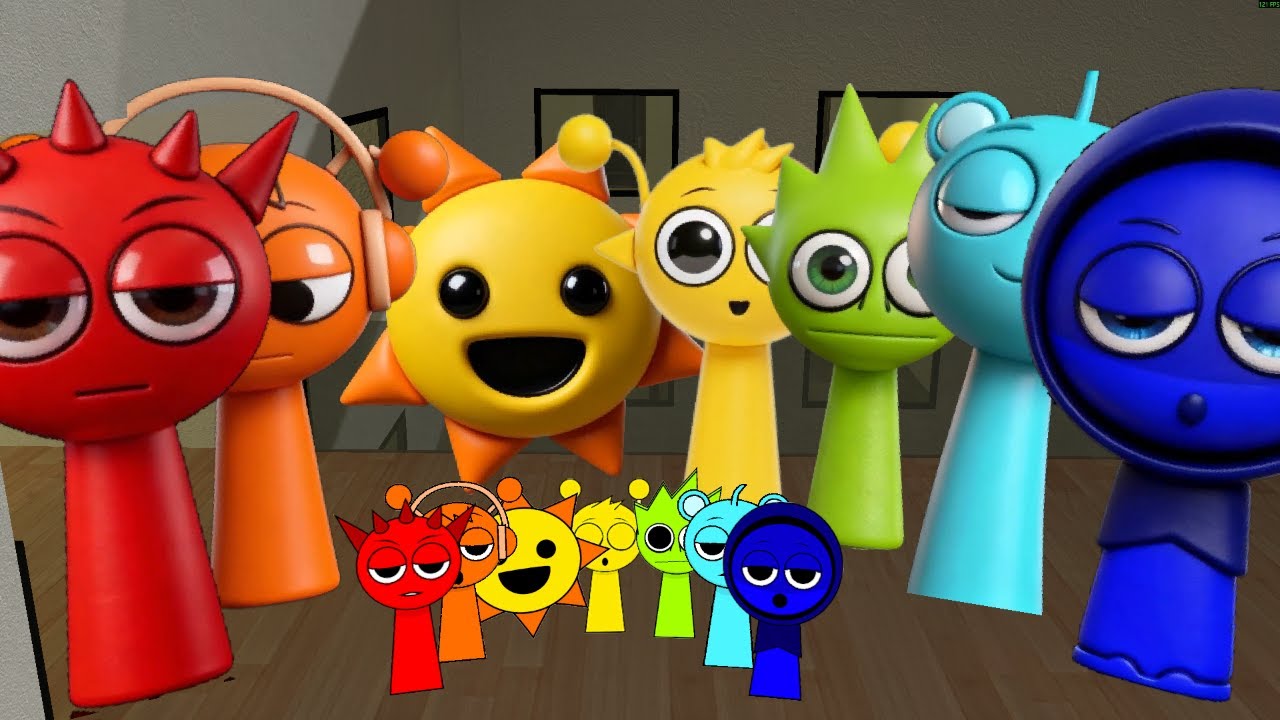 Fixing Original Sprunki Families While 4K SPRUNKI Took Over The Gmod Hotel