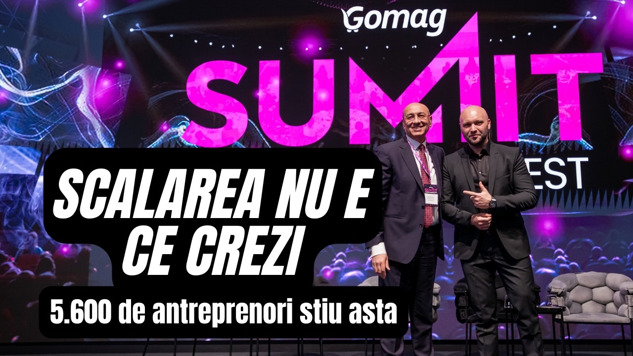 Scalarea nu inseamna sa cresti cifra de afaceri — Petre Nicolae, Gomag Summit