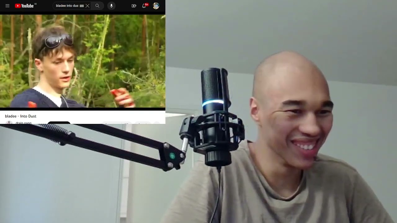bladee - into dust reaction