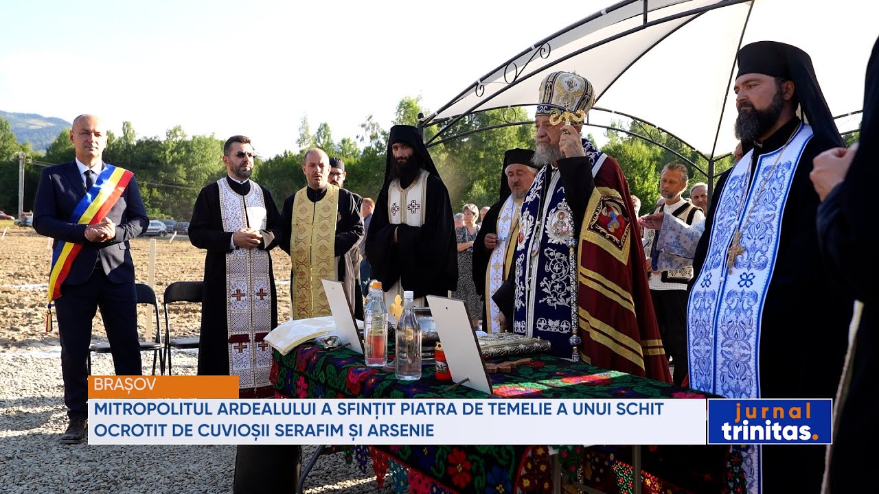 Mitropolitul Ardealului a sfințit temelia unui schit ocrotit de Sfinții Cuvioși Serafim și Arsenie