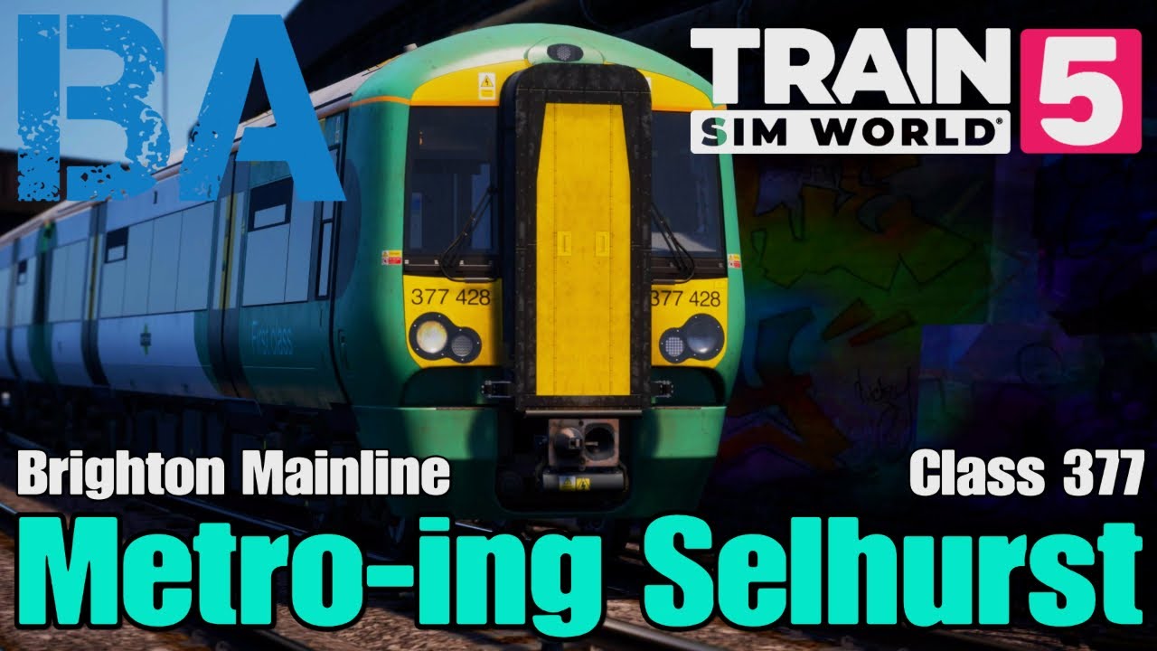 Metro-ing Selhurst - Class 377 - Brighton Mainline - PC Mod - Train Sim World 5