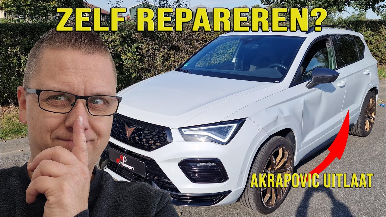 Ik koop de goedkoopste Cupra Ateca met schade en ga hem zelf herstellen! | Emiel's werkvlog