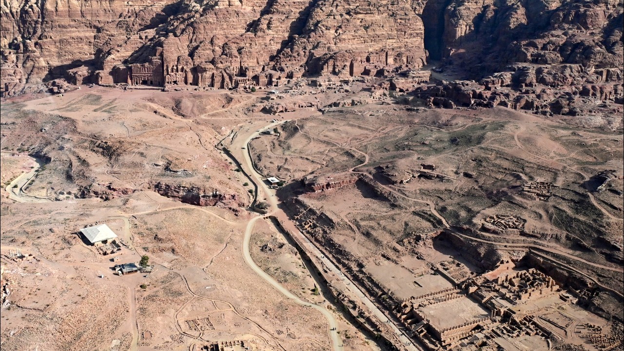 Jordan - Petra to Amman helicopter flight 2026 Jan. 23