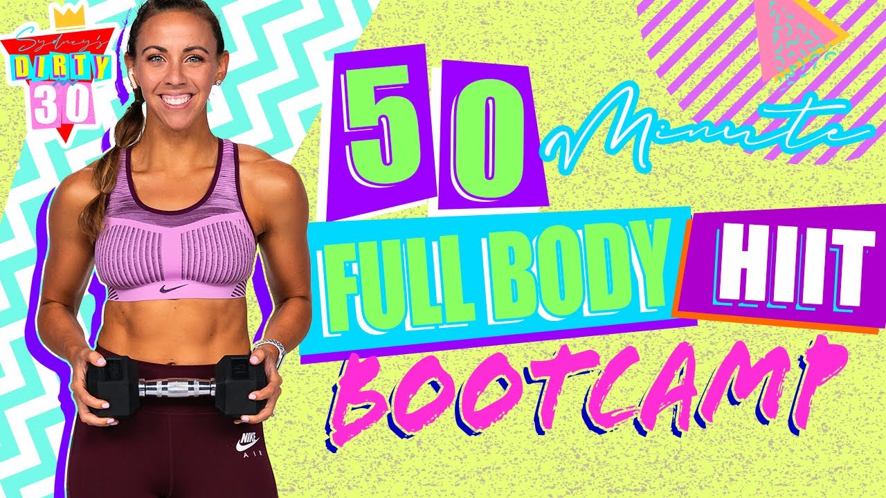 50 Minute Full Body HIIT Bootcamp Workout | Sydney's Dirty 30 - Day 21