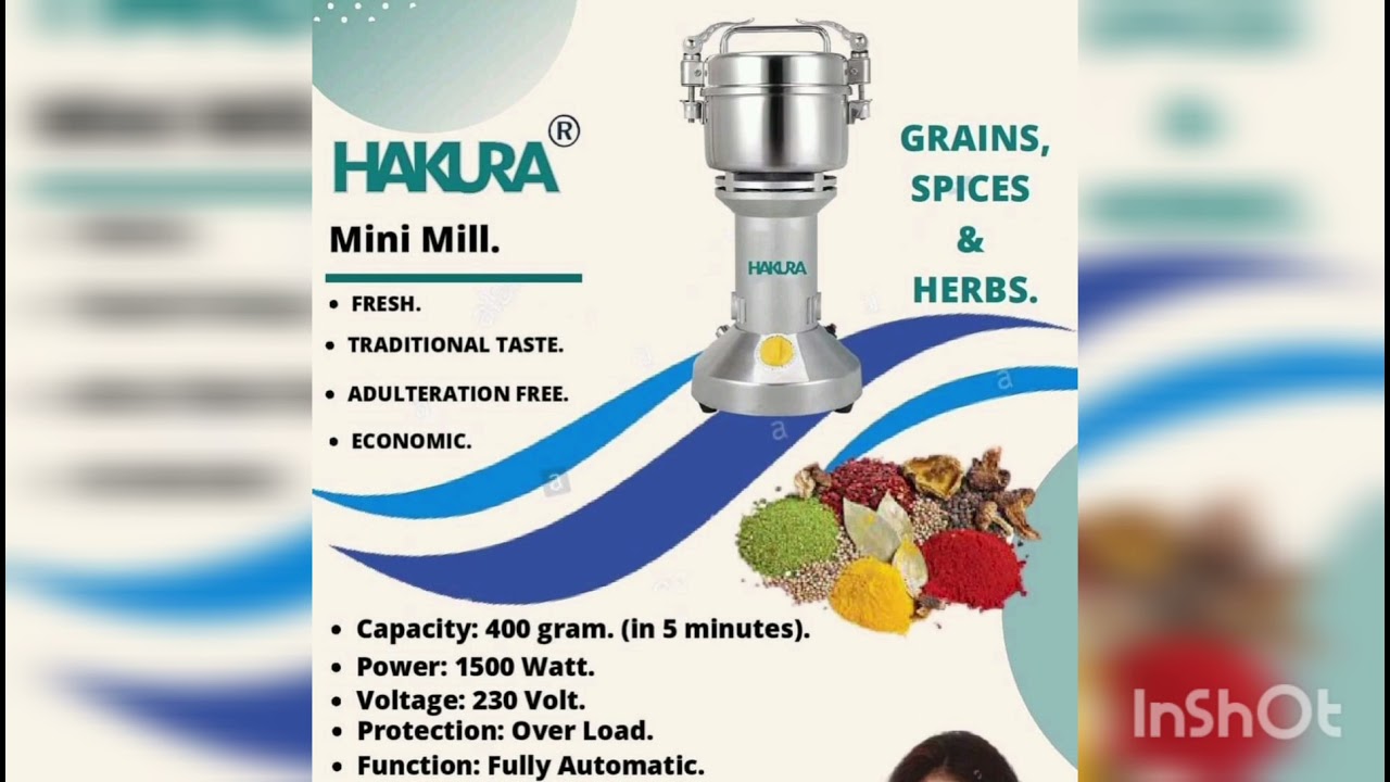 HAKURA DRY SPICE MILL DEMO