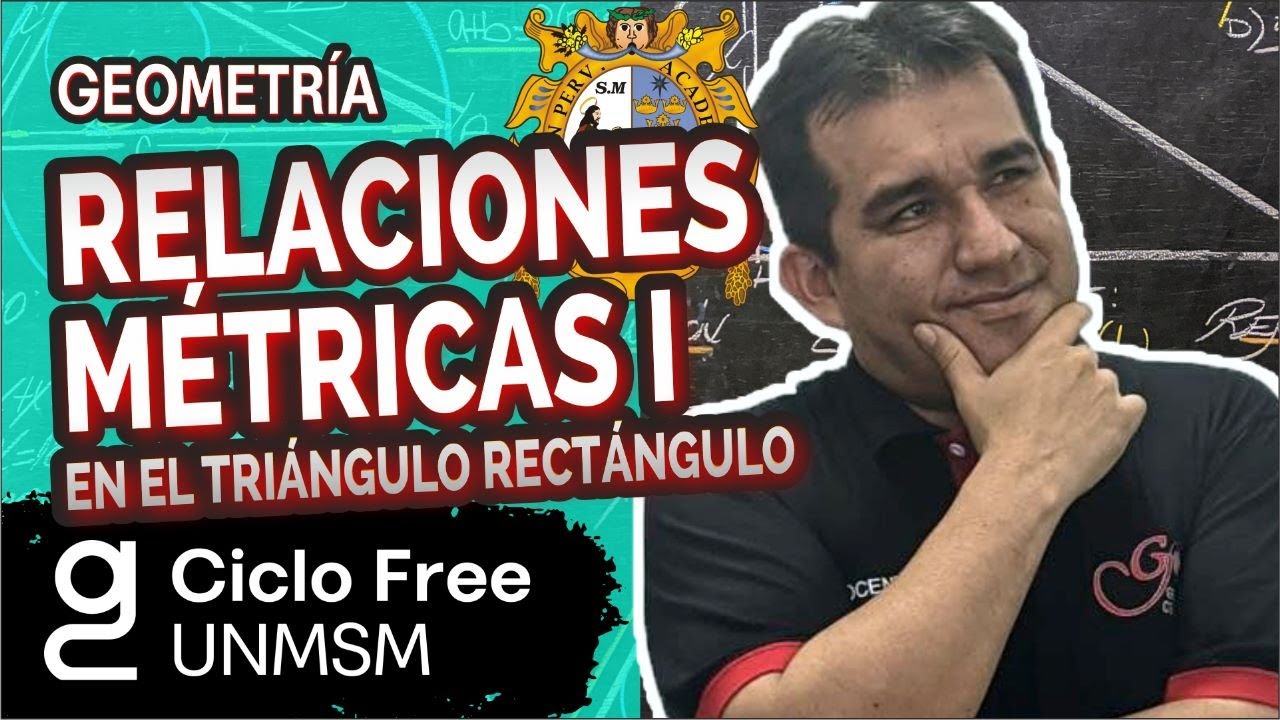 Relaciones métricas en el Triángulo rectángulo 📐 [Ciclo FREE]