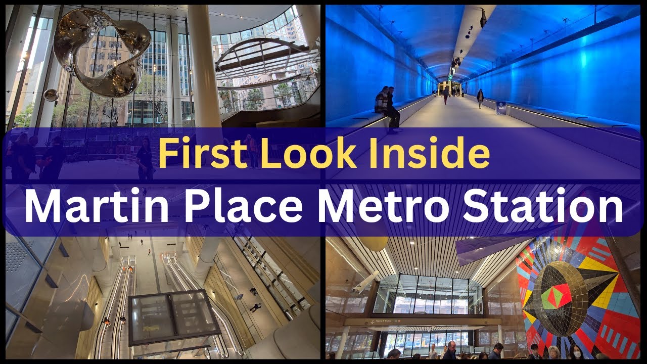 First Look Inside Martin Place Metro Station - Sydney Metro City & Southwest Community Open Day