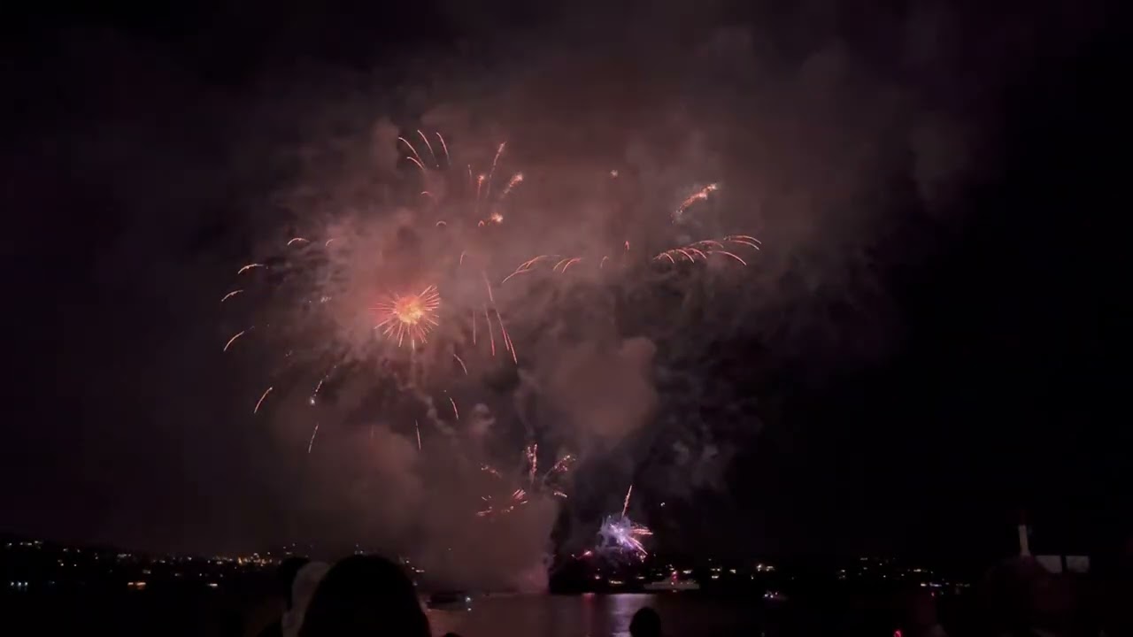 Le feu d&rsquo;artifice du 14 juillet &agrave; Cavalaire