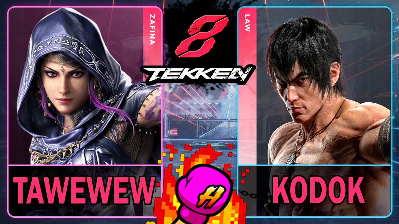 Tekken 8 TaWeWeW (ZAFINA) против Кодока (LAW)🥊 鉄拳8🥊4K 60ᶠᵖˢ🥊T8 🥊TK8🥊#tekken