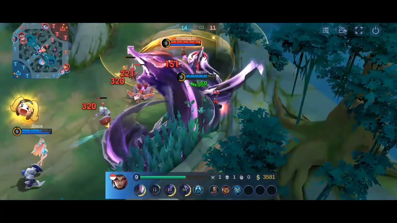 MAIN YU ZHONG RANKED MOBILE LEGENDS