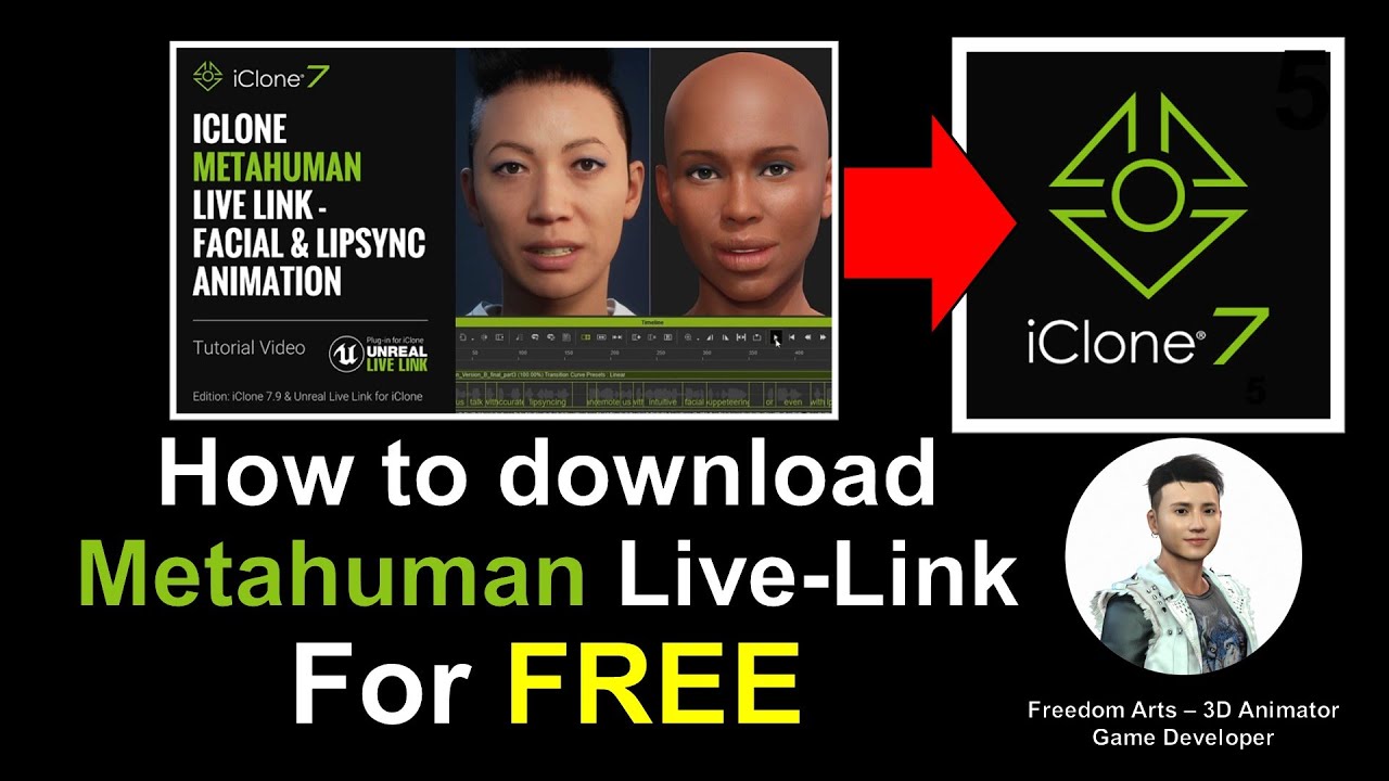 Download Metahuman Live Link for FREE - iClone 7 Tutorial