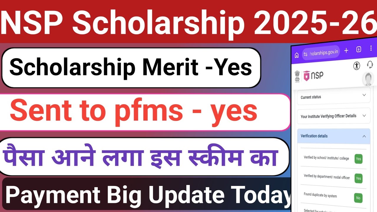 NSP Fresh And Renewal Payment 2025-26 | Payment Kab Tak Mil Jayega | Fresh And Renewal | Big Update 