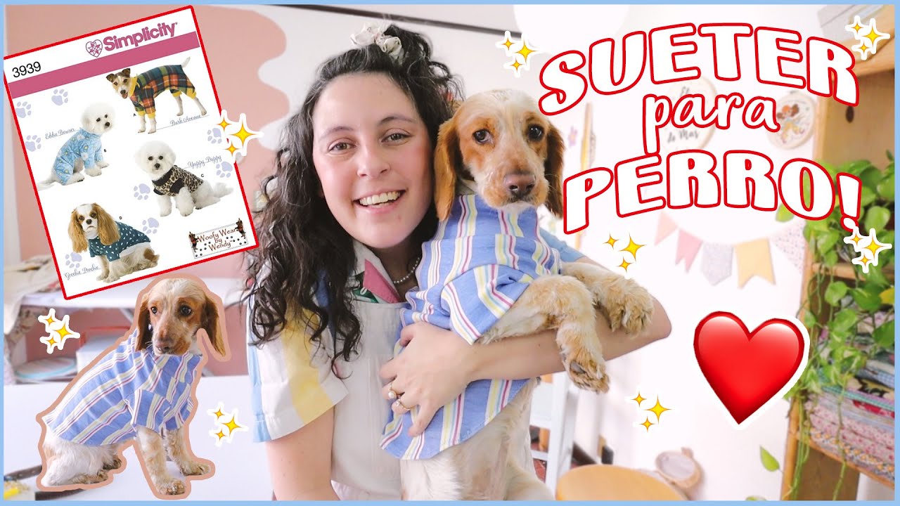 PROBANDO LOS MOLDES PARA HACER ROPA DE PERRO! - Sueter de perro Tutorial!