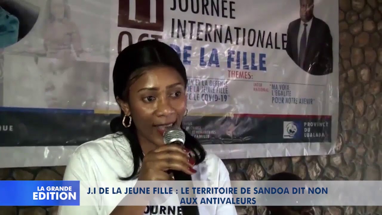 Journ&eacute;e Internationale de la Jeune Fille: Le territoire de Sandoa dit NON aux antivaleurs