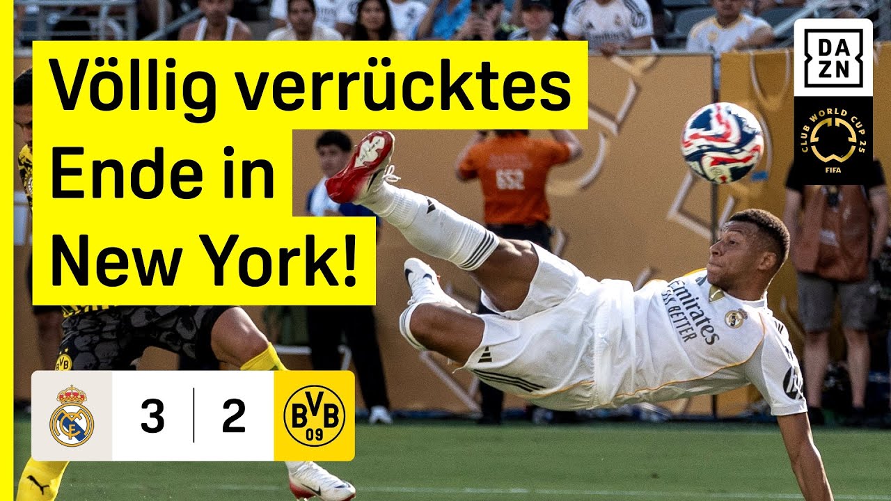 Real Madrid - Borussia Dortmund | FIFA Club World Cup | DAZN Highlights