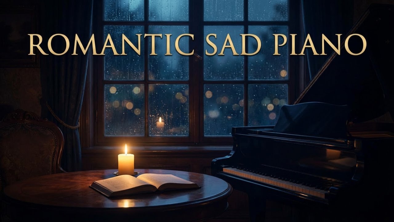 Romantic Sad Piano | Candle Night for Lonely Hearts, Late-Night Listening & Silence