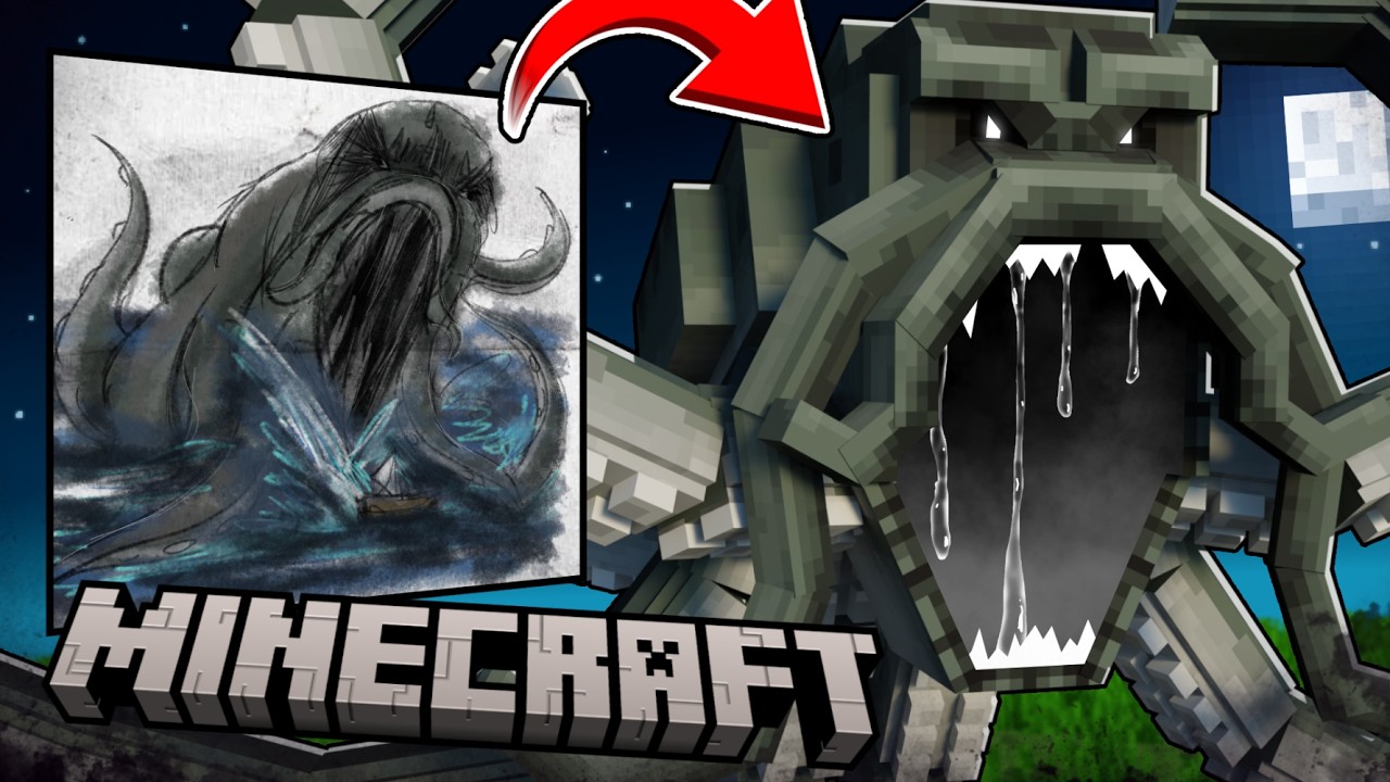 Я превратил рисунки в мобов Minecraft