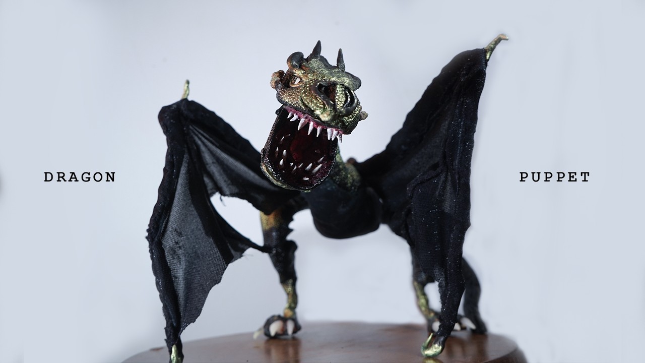 Making a Stop motion Puppet: Dragon !