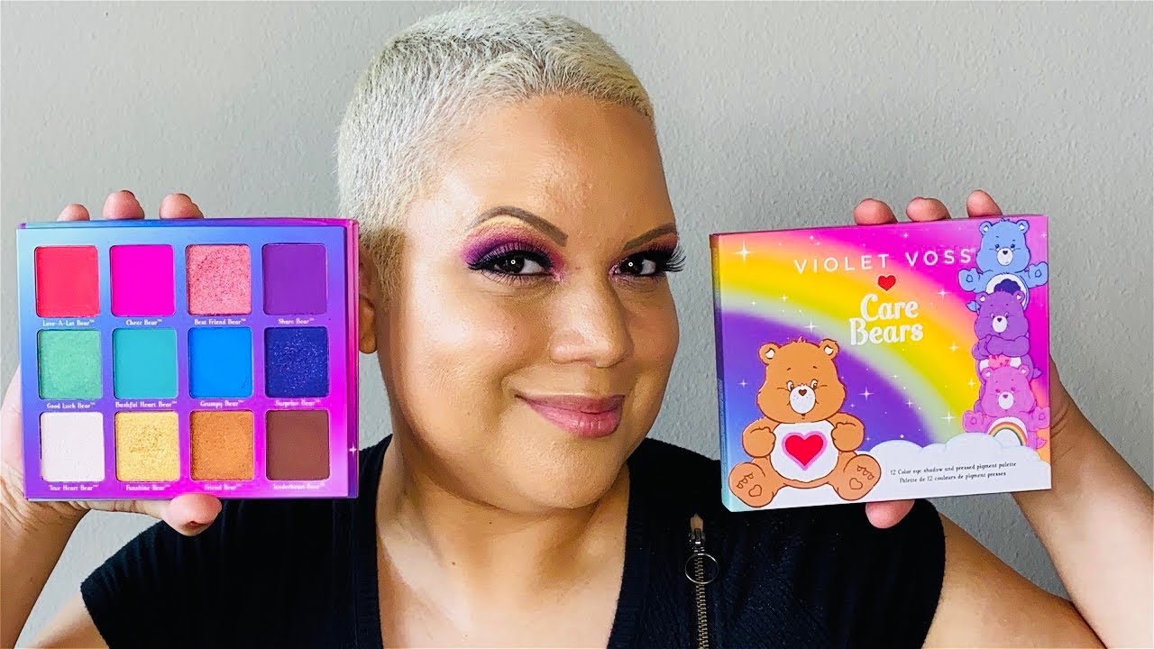 Violet Voss Care Bears Eyeshadow Palette Tutorial