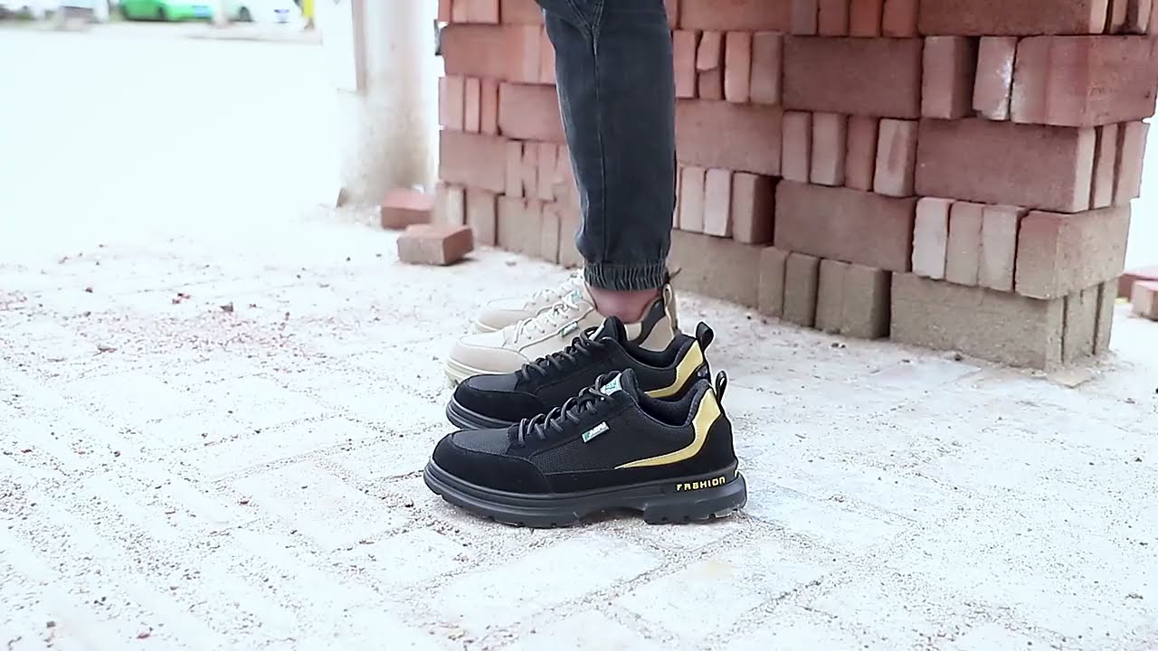 Two colors waterproof leather breathable work shoes | MKsafety&reg;