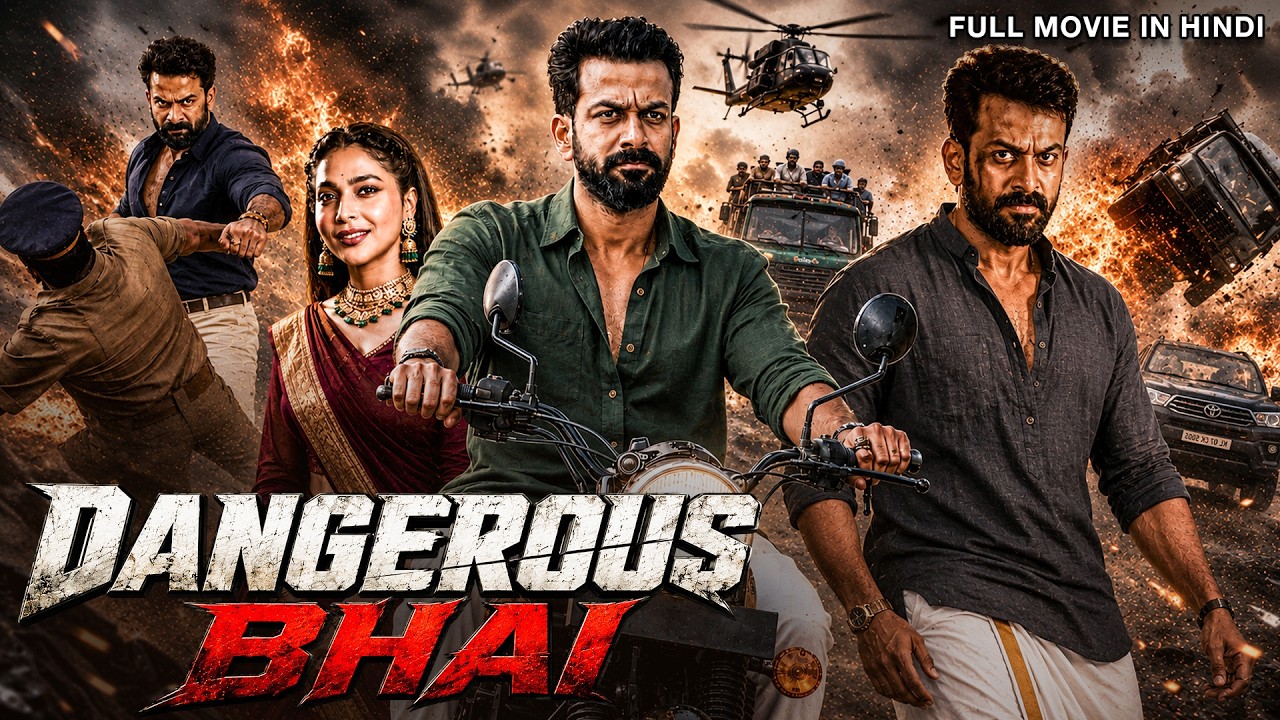 Dangerous Bhai | South Indian Movie Dubbed In Hindi | Action Thriller Movie | Prithviraj Sukumaran