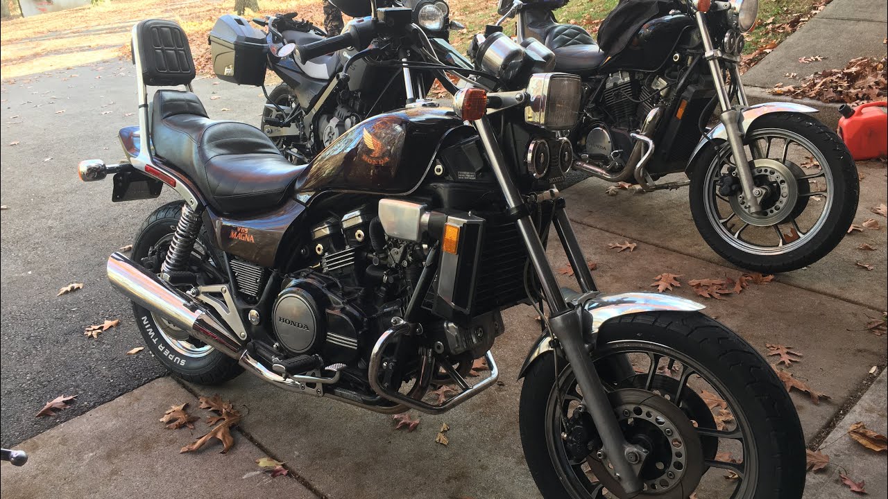 1985 Honda Magna V65 VF1100C- First ride on THE BEAST Review POV Motovlog