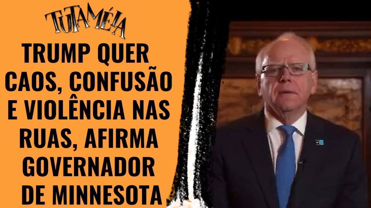 Governador de Minnesota responsabiliza Trump pela violência nos Estados Unidos
