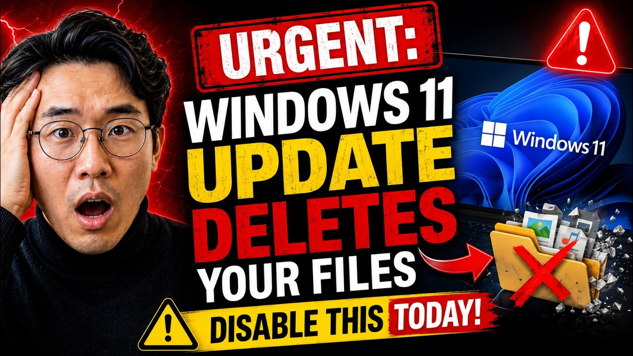 URGENT: Windows 11 Update DELETES Your Files &mdash; Disable This TODAY