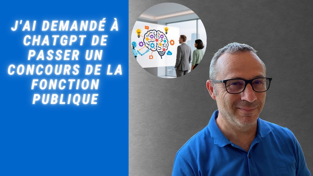 J'ai demandé à ChatGPT de passer un concours de la fonction publique (Résultats choquants)