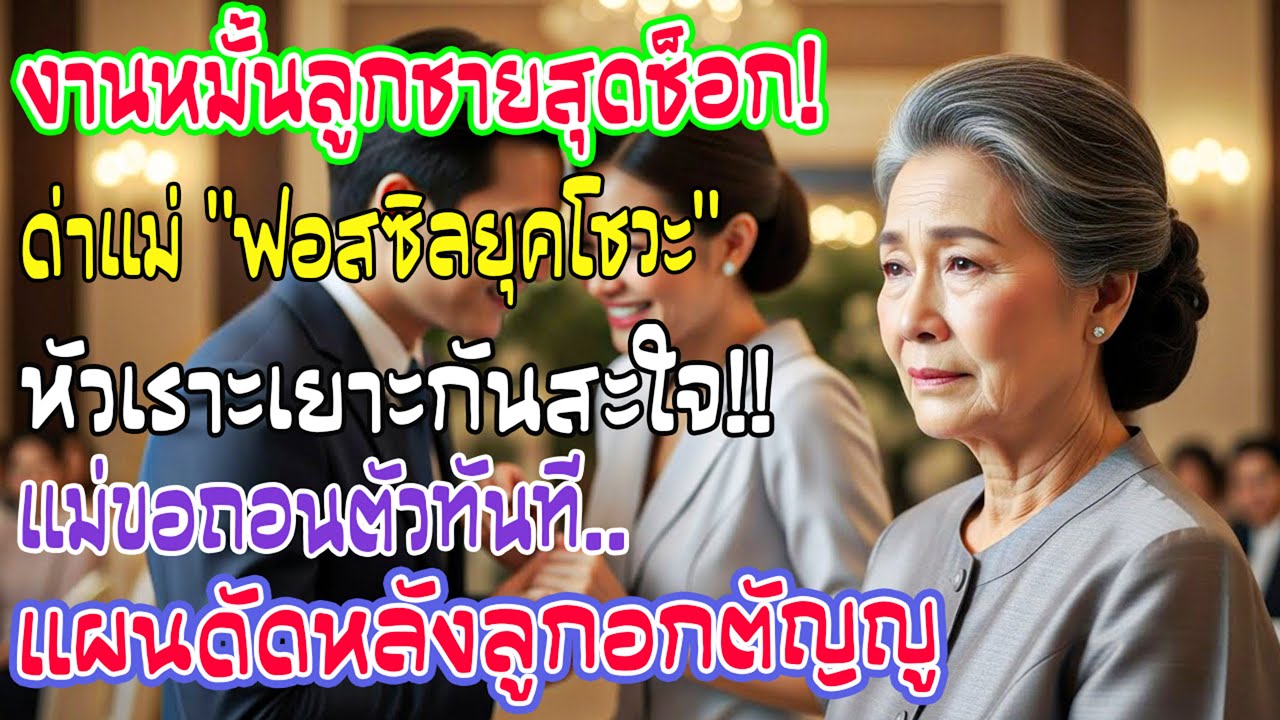 ลูกหัวเราะเรียกฉันว่า “ฟอสซิลยุคโชวะ” กลางงานหมั้น ฉันเดินออกทันทีและเริ่มแผนสั่งสอนใหม่
