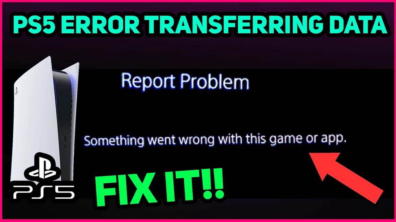 PS5 ERROR TRANSFERRING DATA EASY FIX! (Fast Solution)