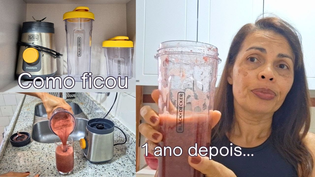 Mini Liquidificador FREESTYLE Black Decker | 1 Ano Usando, Valeu a Pena?