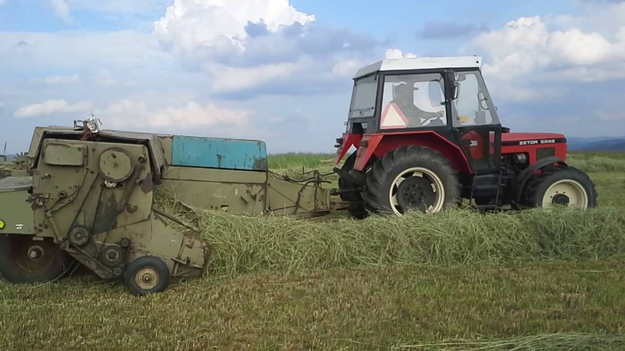 Zetor 5245 a Fortschritt K 454 v roce 2016