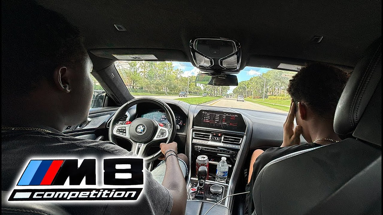 POV: Терроризируем город в гонке на 700-сильном BMW M8!