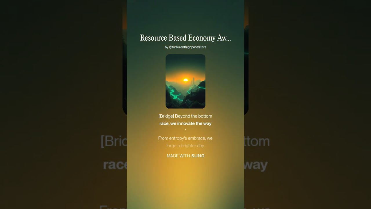 Resource Based Economy Awakening 4 #AI​ #Song​ by #Suno​ #lyrics​ by #Grok #music​ #newmusic​