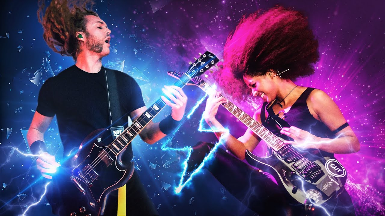 DUELING GUITARS (with Thal&igrave;a Bellazecca) Street Fighter Style