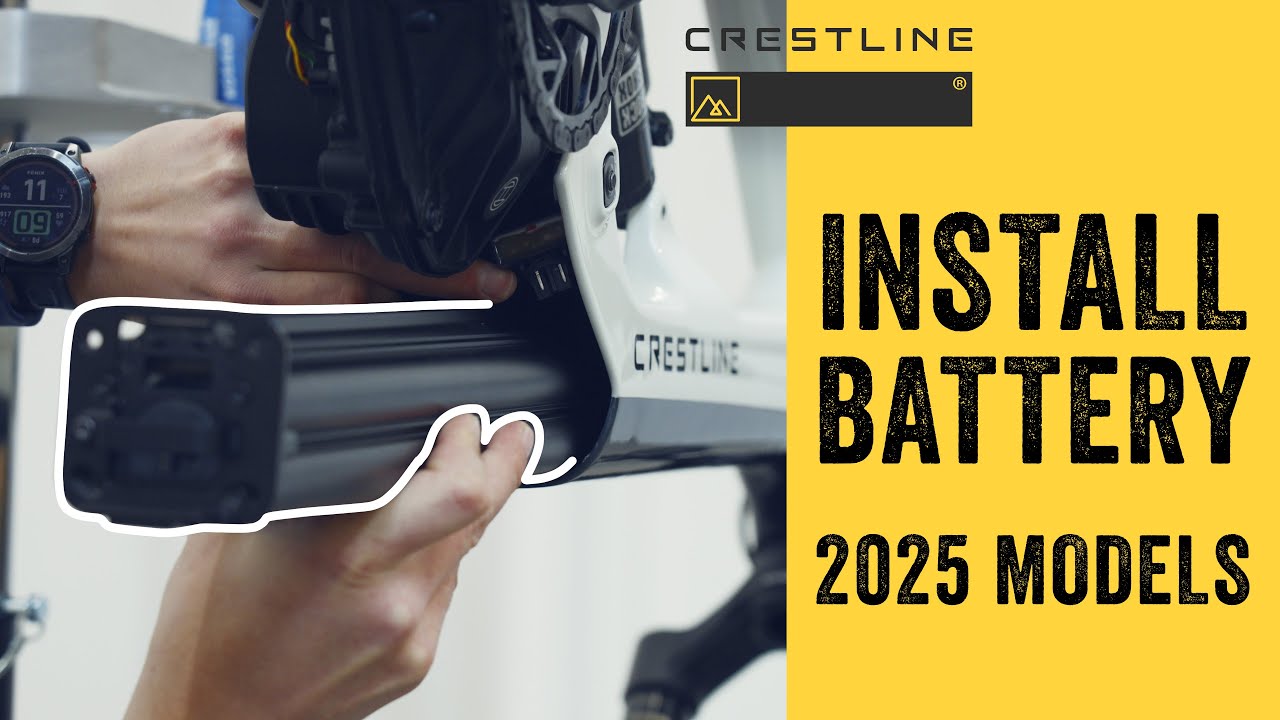 Install Battery on 2025 Crestline | Crestline How To's | Bosch CX Performance