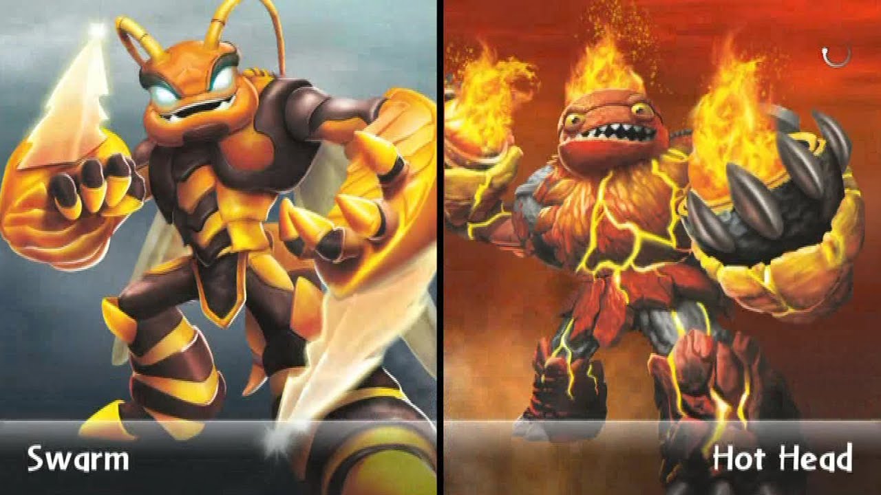 SKYLANDERS GIANTS - SWARM VS. HOT HEAD (VERSUS)
