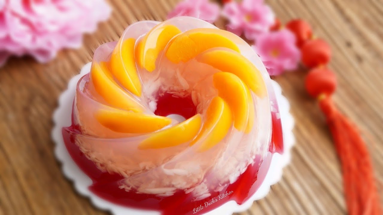 Красивый желейный торт ❤ (Beautiful Jelly Cake Recipe)  #littleduckkitchen