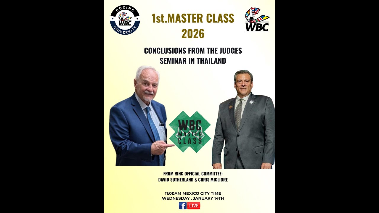 Master Class- Conclusion from the Judges Seminar in Thailand