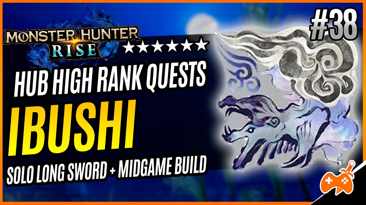 MH Rise Detonado #38 | Ibushi HR 6★ Urgent Quest, Serpente Deus do Vento! Long Sword + Build Midgame