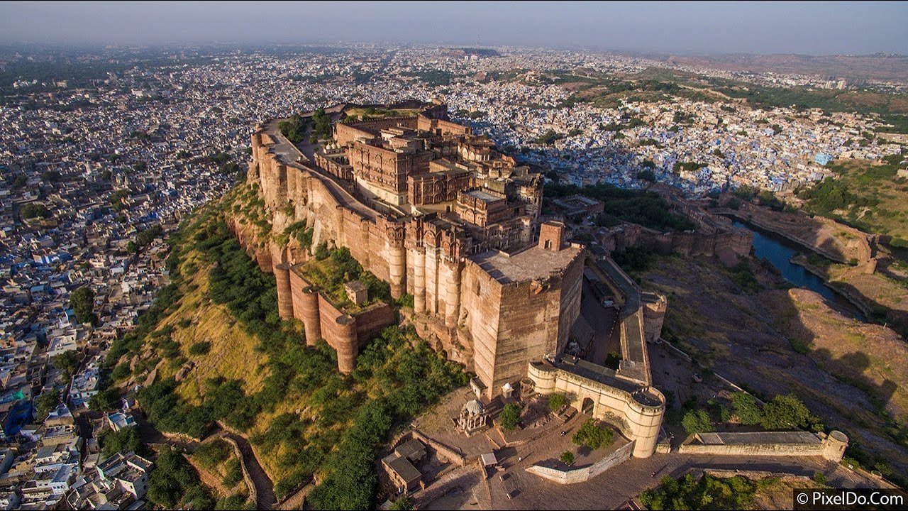 Amer Fort in Jaipur Rajasthan  || Drone Shots