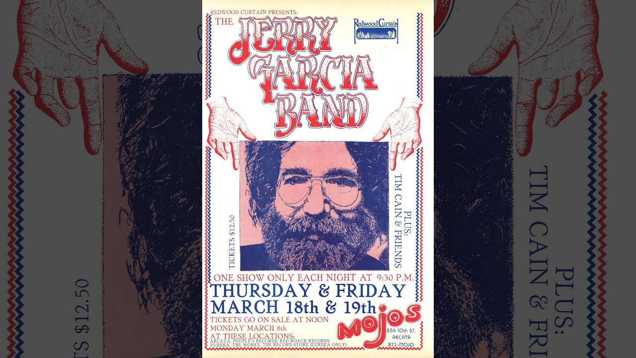 Jerry Garcia Band - 3/18/82 - Mojos, Arcata CA - aud